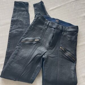 Women's COH Citizen's of Humanity Coated Black Jeans Sz. - 28